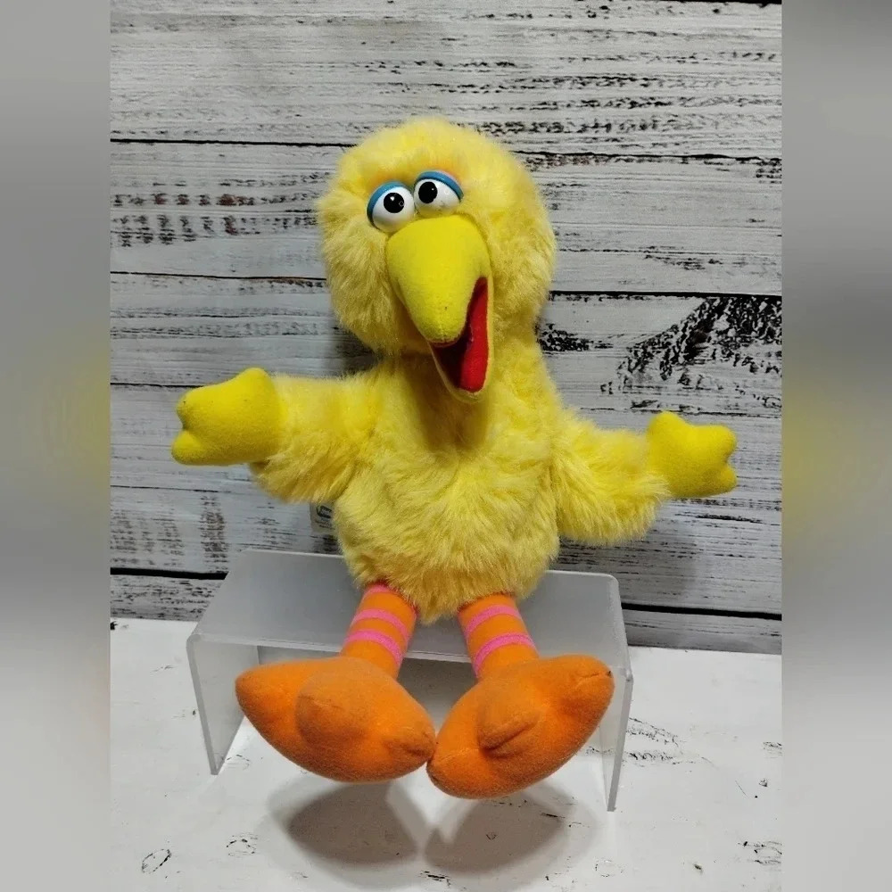 Playskool Sesame Street‎ Big Bird Plush 1986 Vintage 14"
